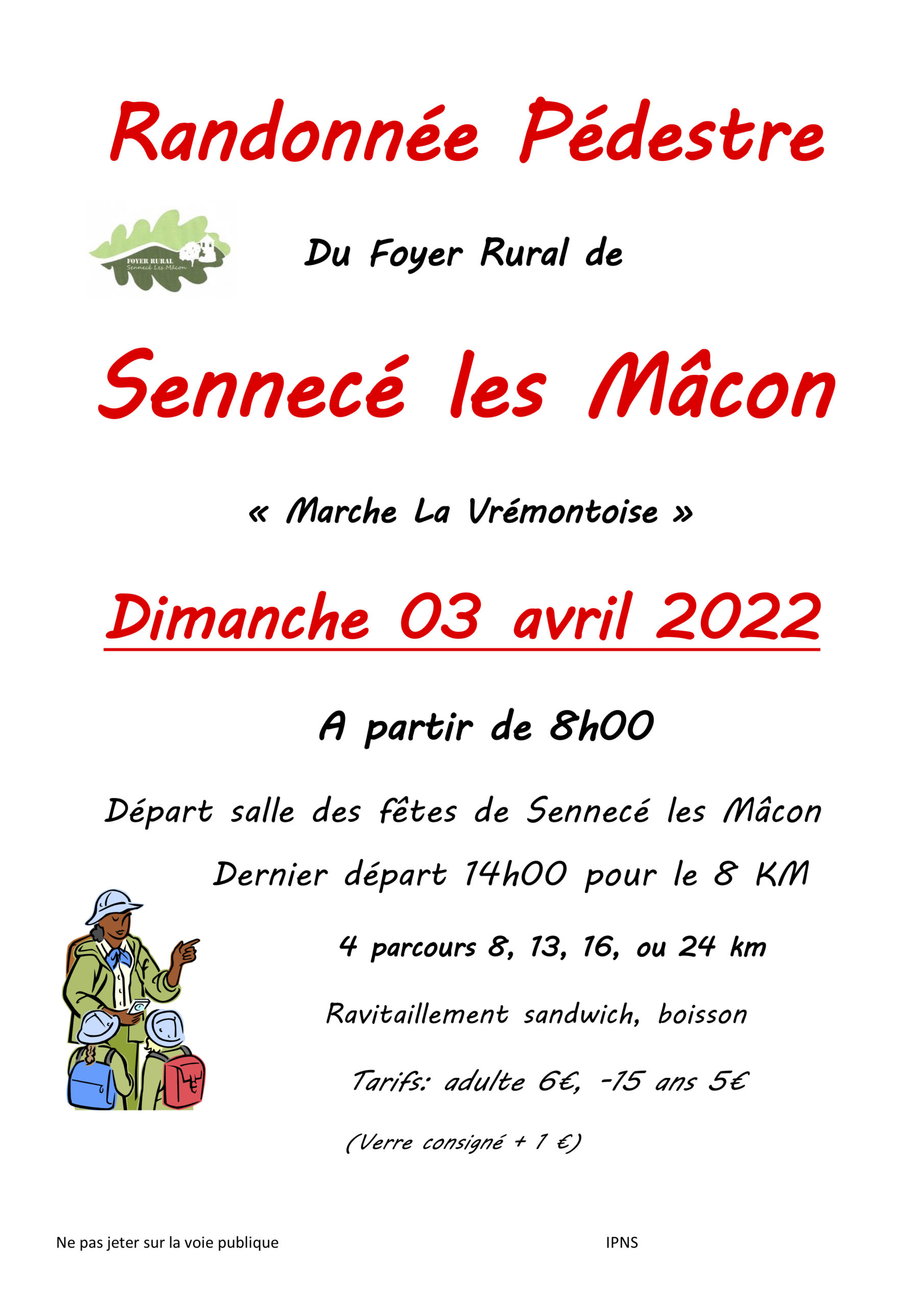 Marche La Vrémontoise à Sennecé-lès-Mâcon
