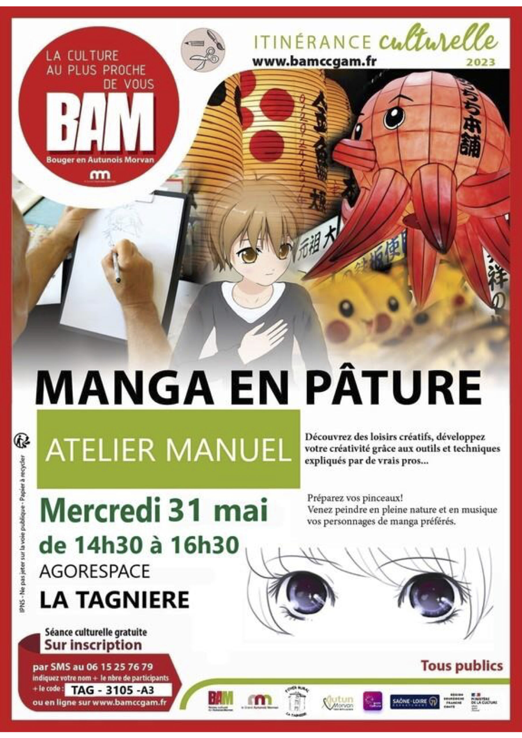 Manga en patûre à La Tagnière