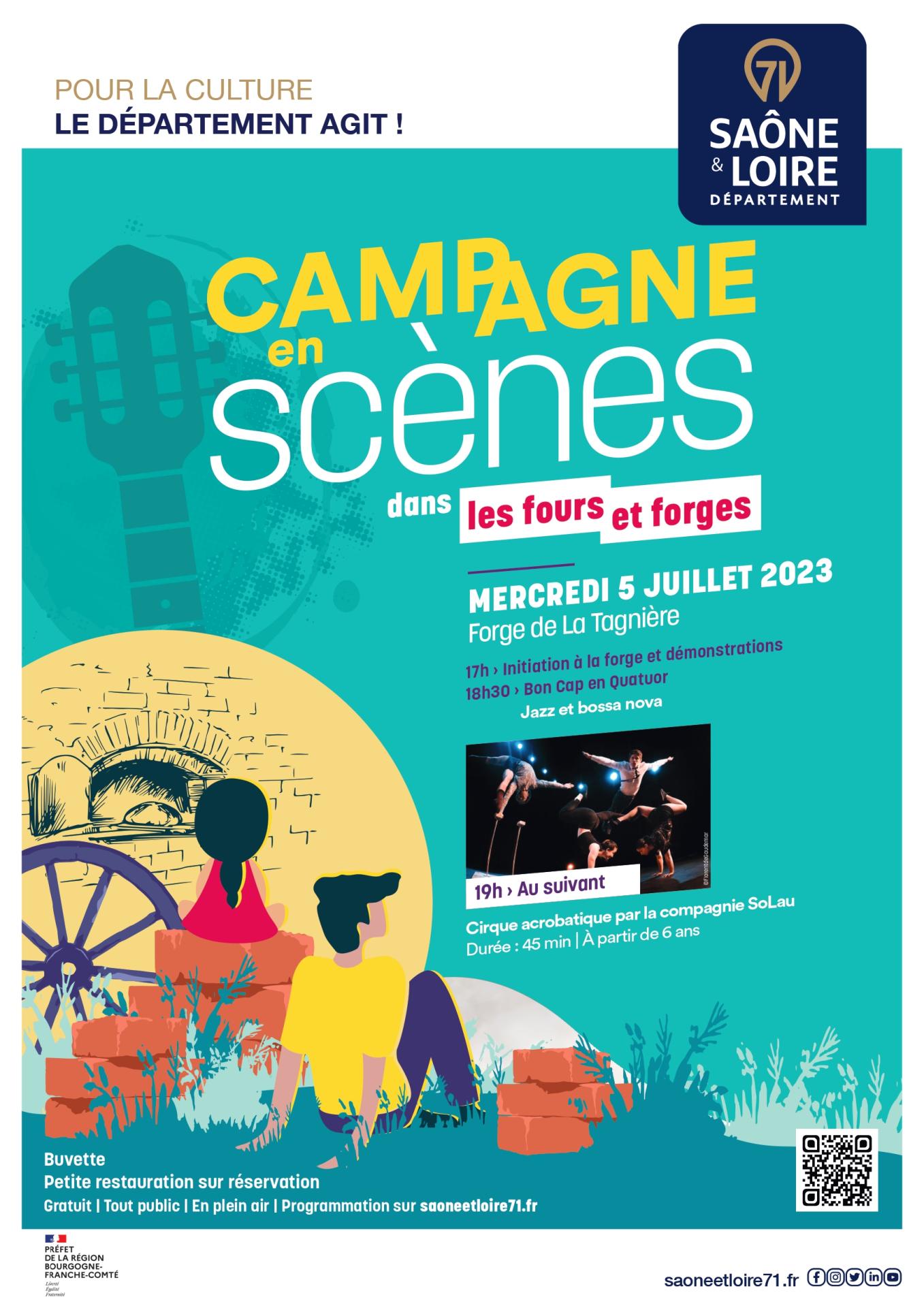 Campagne en scène à La Tagnière