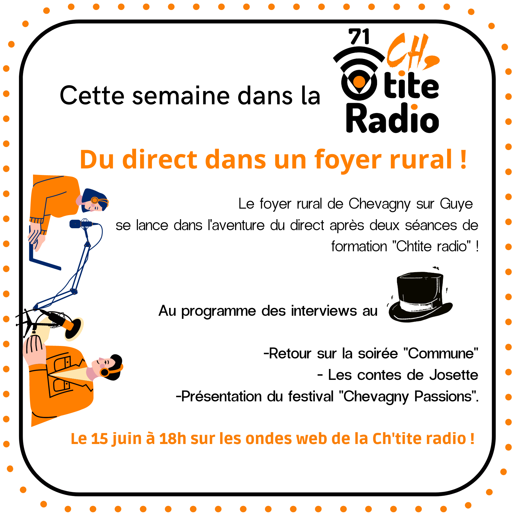 Ch'tite Radio : En direct avec le FR de Chevagny-sur-Guye