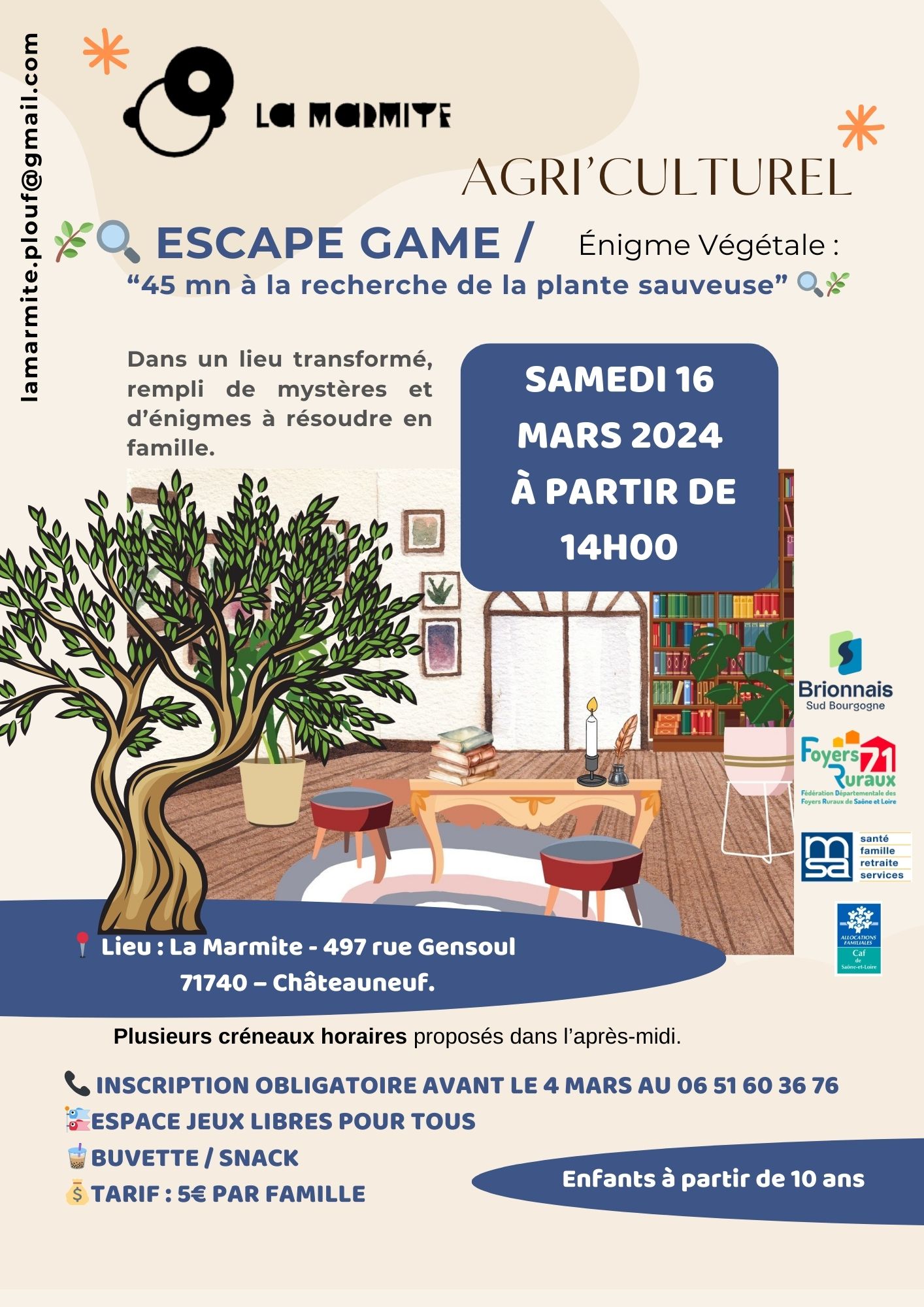 Agri'culturel : Escape Game à Châteauneuf