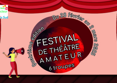 Festival de théâtre Amateur : trois coups pour la quatrième édition du 28 février au 2 mars !