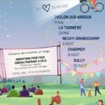 Cinéma itinérant à vélo avec CinéCyclo à La Tagnière