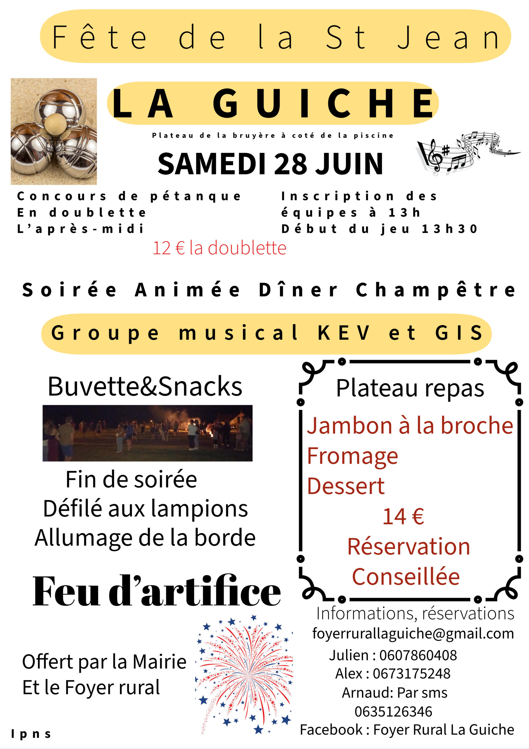 Fête de la Saint Jean à La Guiche