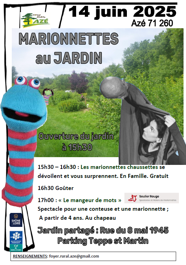 Marionnettes en Fête - Rendez-vous au jardin à Azé