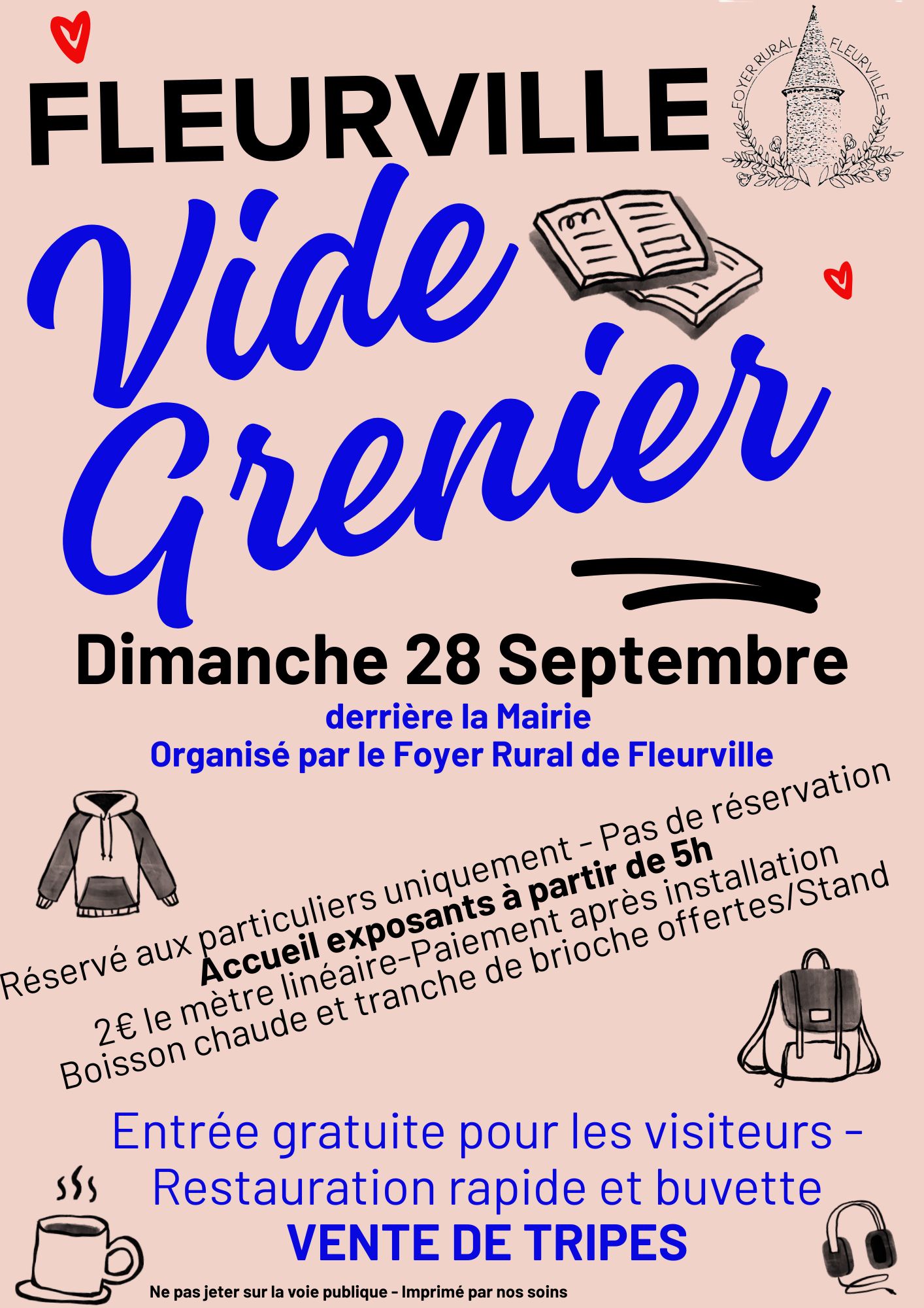 Vide grenier à Fleurville