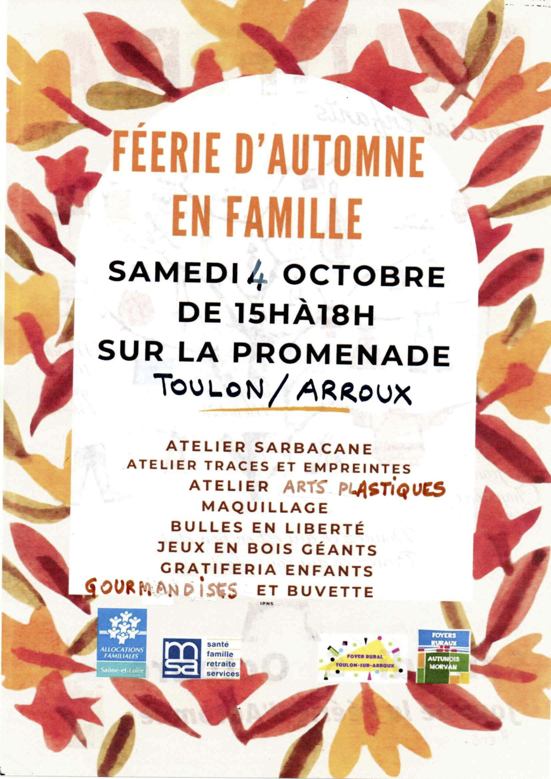 Féérie d'Automne en famille à Toulon-sur-Arroux (avec une Gratiféria !)