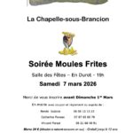 Soirée moules frites à La Chapelle sous Brancion