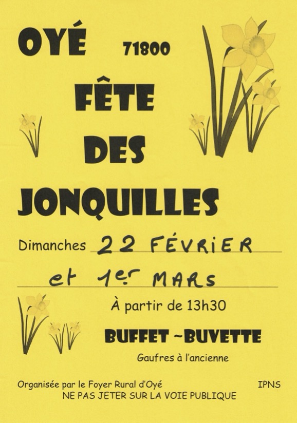 Fête des Jonquilles à Oyé