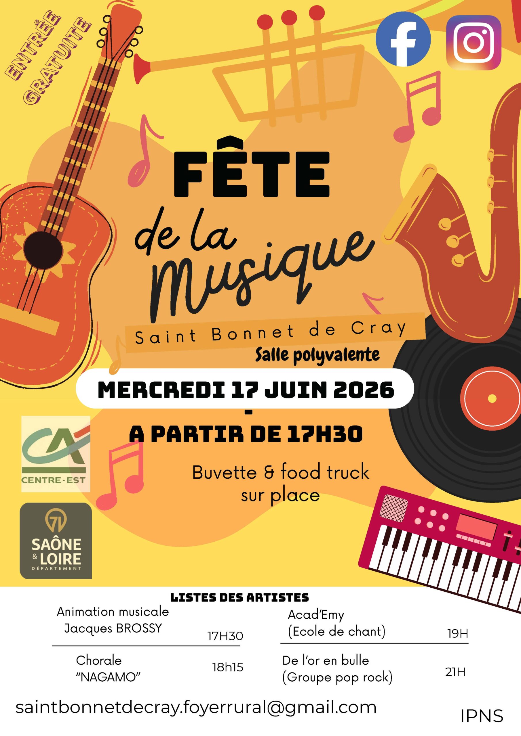 Fête de la Musique à St-Bonnet-de-Cray
